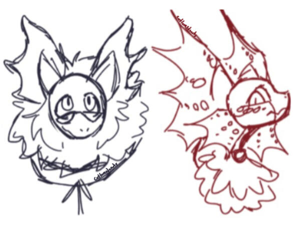 Maximillian and Malady Bust Sketch
