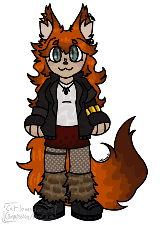 Blind Custom Fox Girl Blind Custom Fox Girl